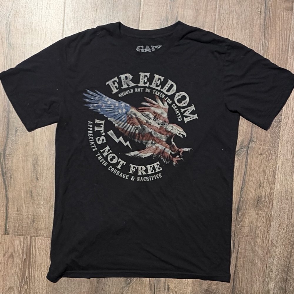 GALT Freedom Eagle Graphic Tee - Black